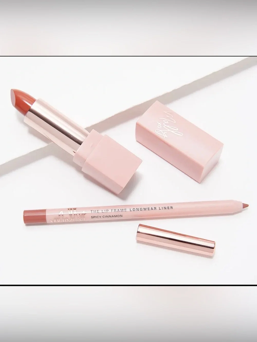 MALLY Beauty Lip Portrait and Frame Sculpting Lipstick/Liner Duo NIB Desert Pink